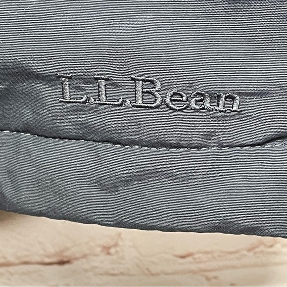 L.L.Bean Jacket Girls Medium 10-12 Gray Pink Full Zip Hooded Pockets - Picture 4 of 13
